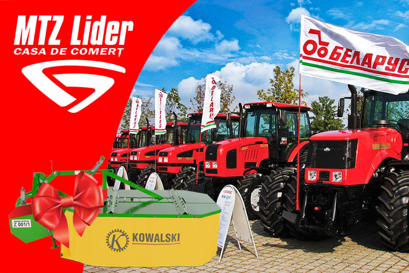 La achiziţionarea unui tractor Belarus – primiţi cadou o cositoare rotativ!