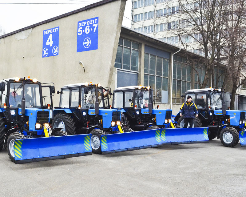 MTZ Lider выиграл тендер на поставку техники для уборки снега в Кишиневе
